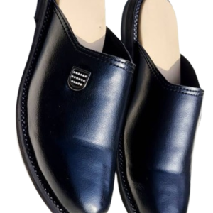 Padab's me half-shoe, black with 100% quality leather